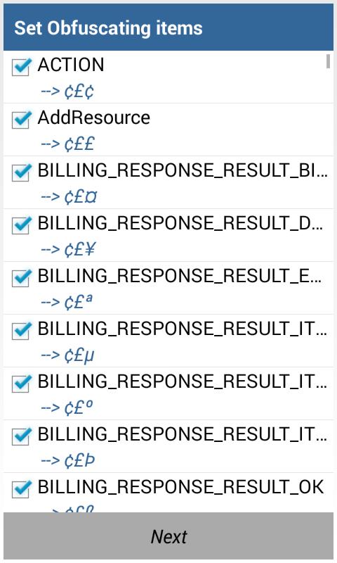 Obfuscator for Java source