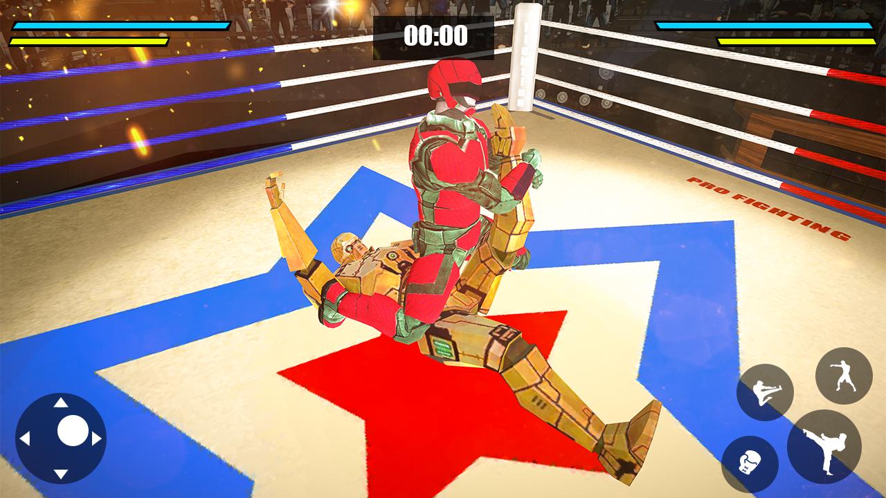 Real Robot Ring Fighting VS Wrestling Robot Game