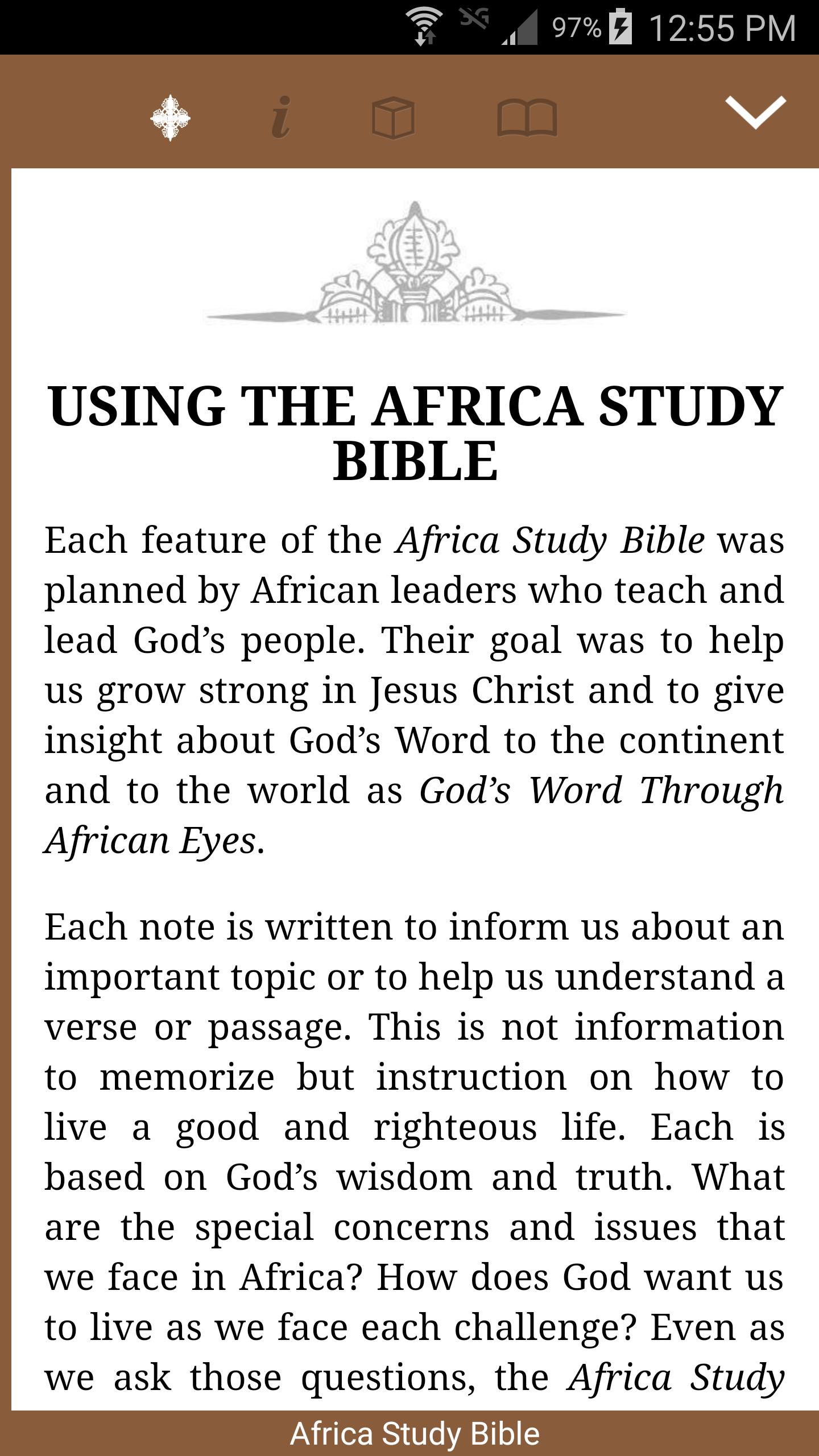 Africa Study Bible