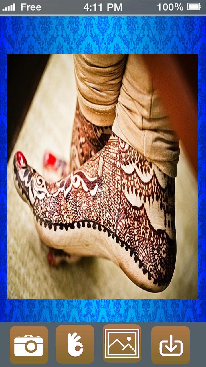 Mehndi Design Photo Editor - H