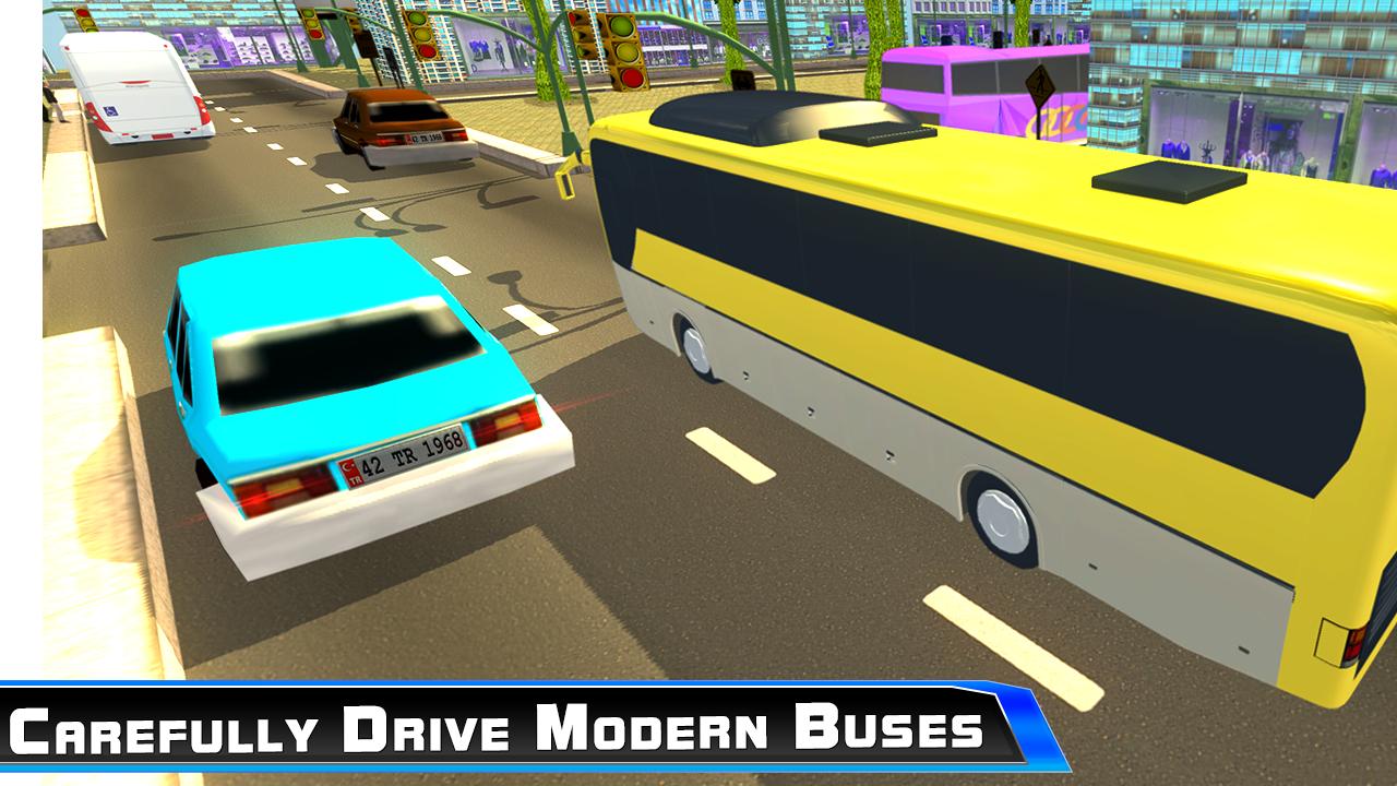 Modern City Tousrist Bus 3D