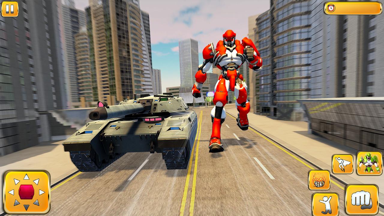 Tank Transmute Robot: Super Robot City Battle