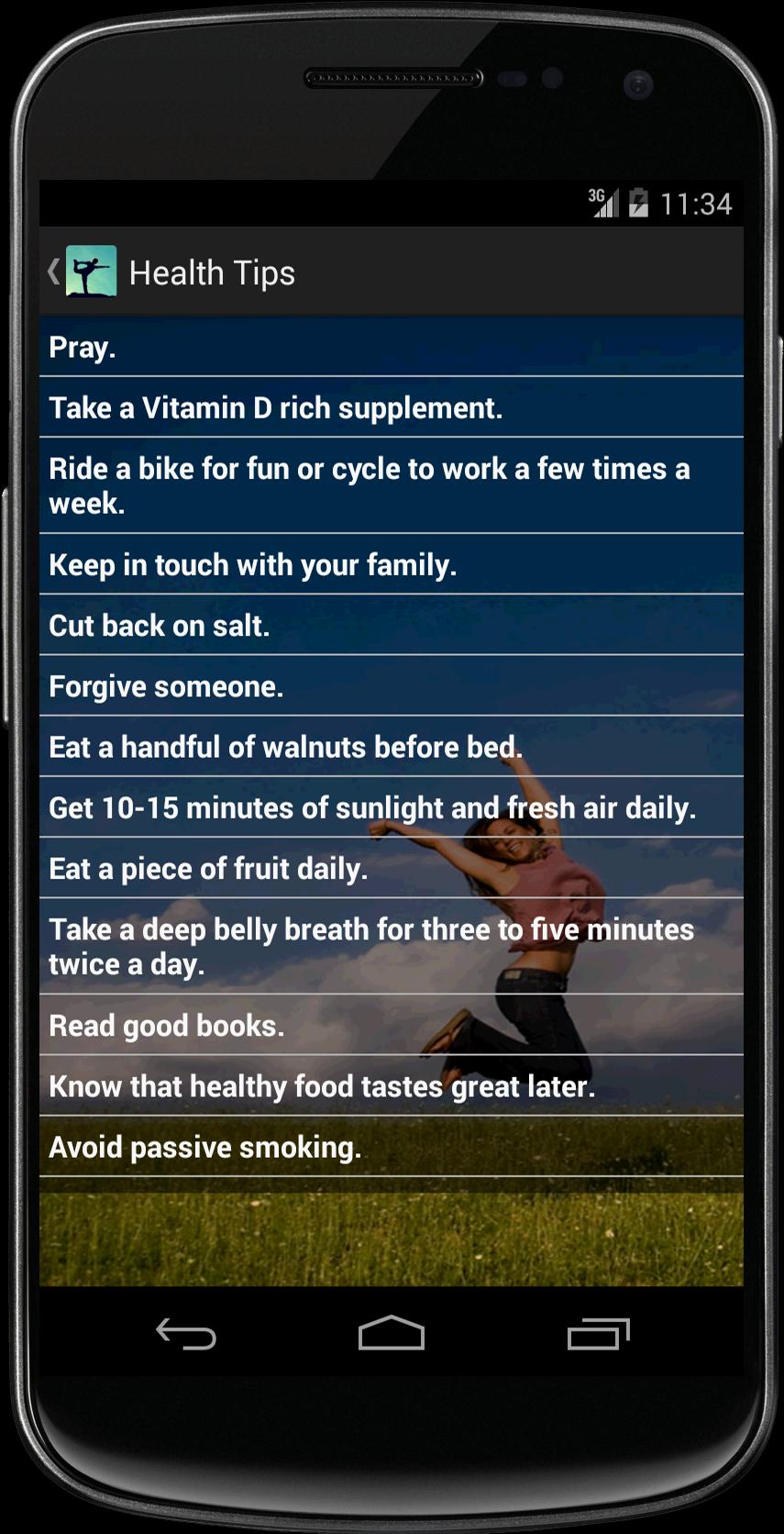 Daily Health Tips for Life