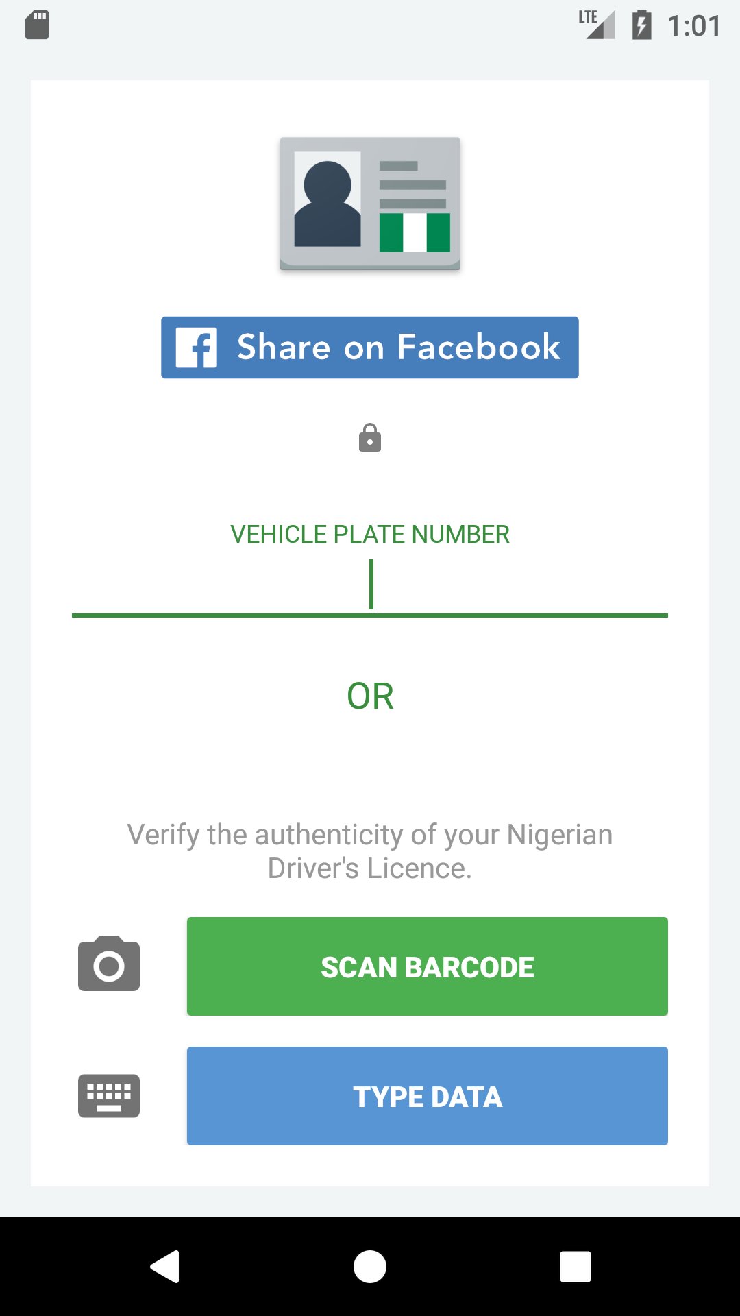 Nigerian Drivers Licence & Number Plate Validator