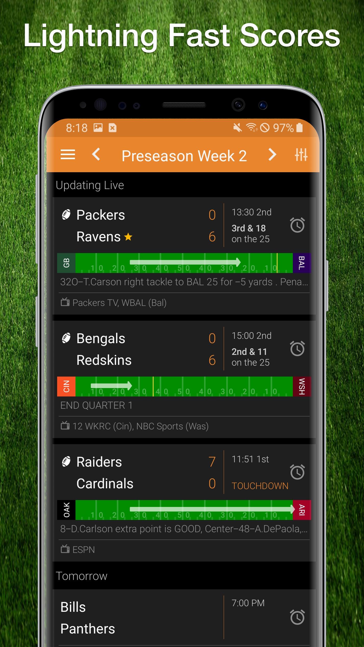 Football Schedule 2019 for NFL: Live Scores, Stats