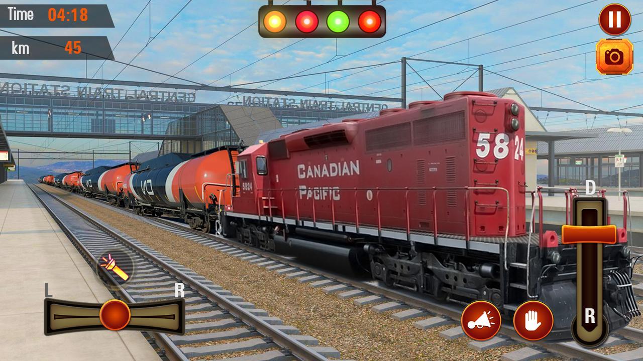 Oil Train Driving Games: Train Sim Games