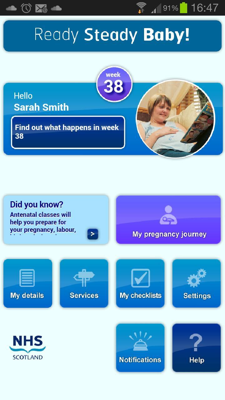 RSB! the Ready Steady Baby app