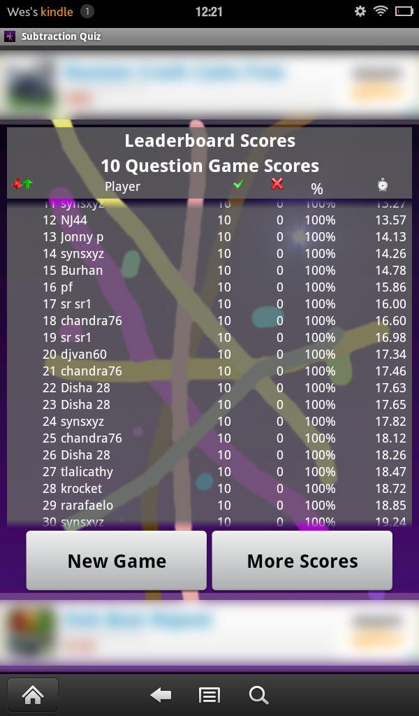 Edwin's Math - Subtraction