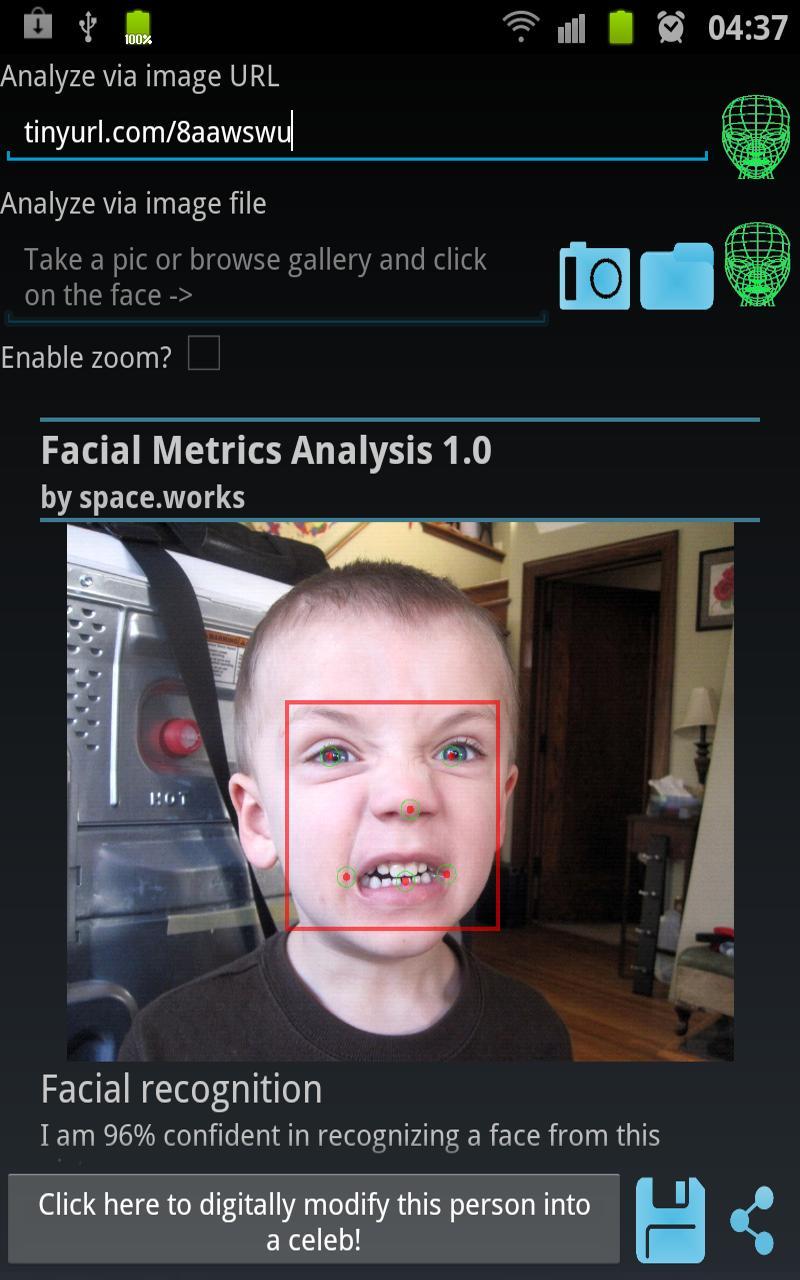 Facial Metrics Analysis