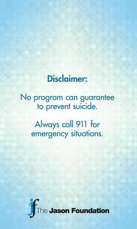 Jason Foundation A Friend Asks