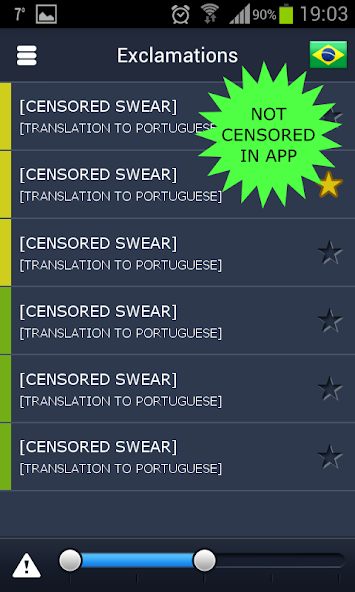 Push to Swear