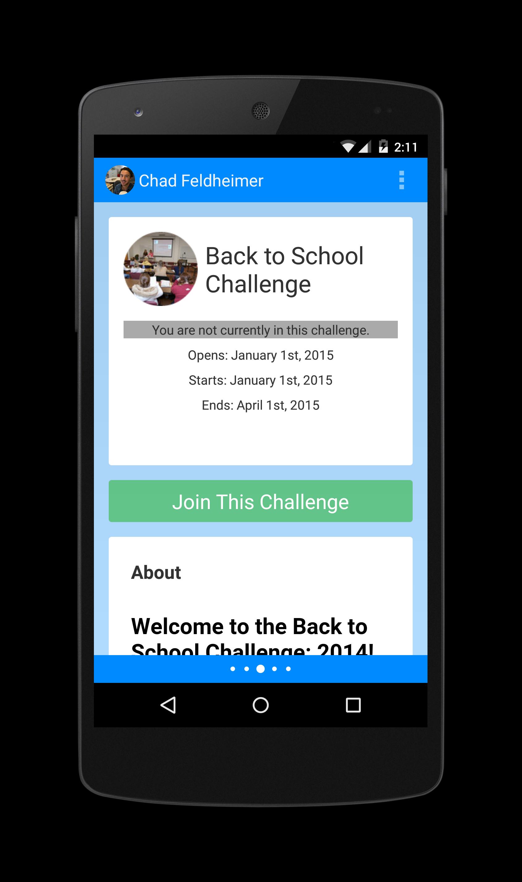 Fit Compass - Challenges