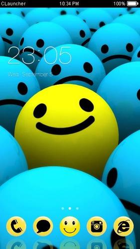 Cute Emoji Theme C Launcher