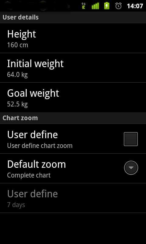 Weight recorder