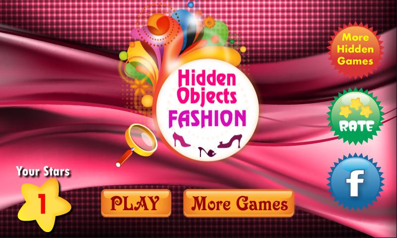 Hidden Objects Fashion Theme