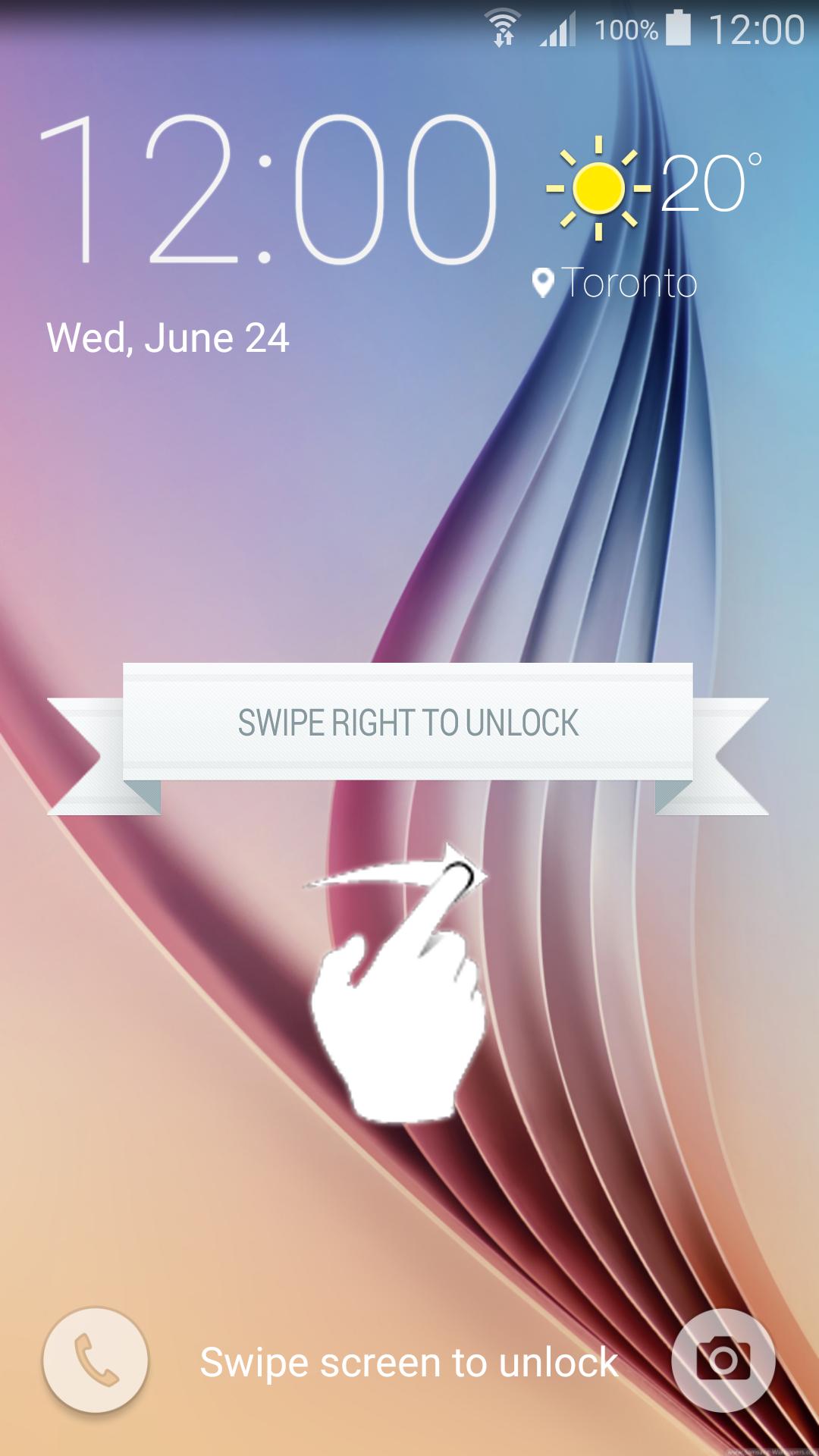 Lock Screen Galaxy S6 Edge NEW