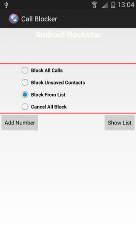 BlackList Number