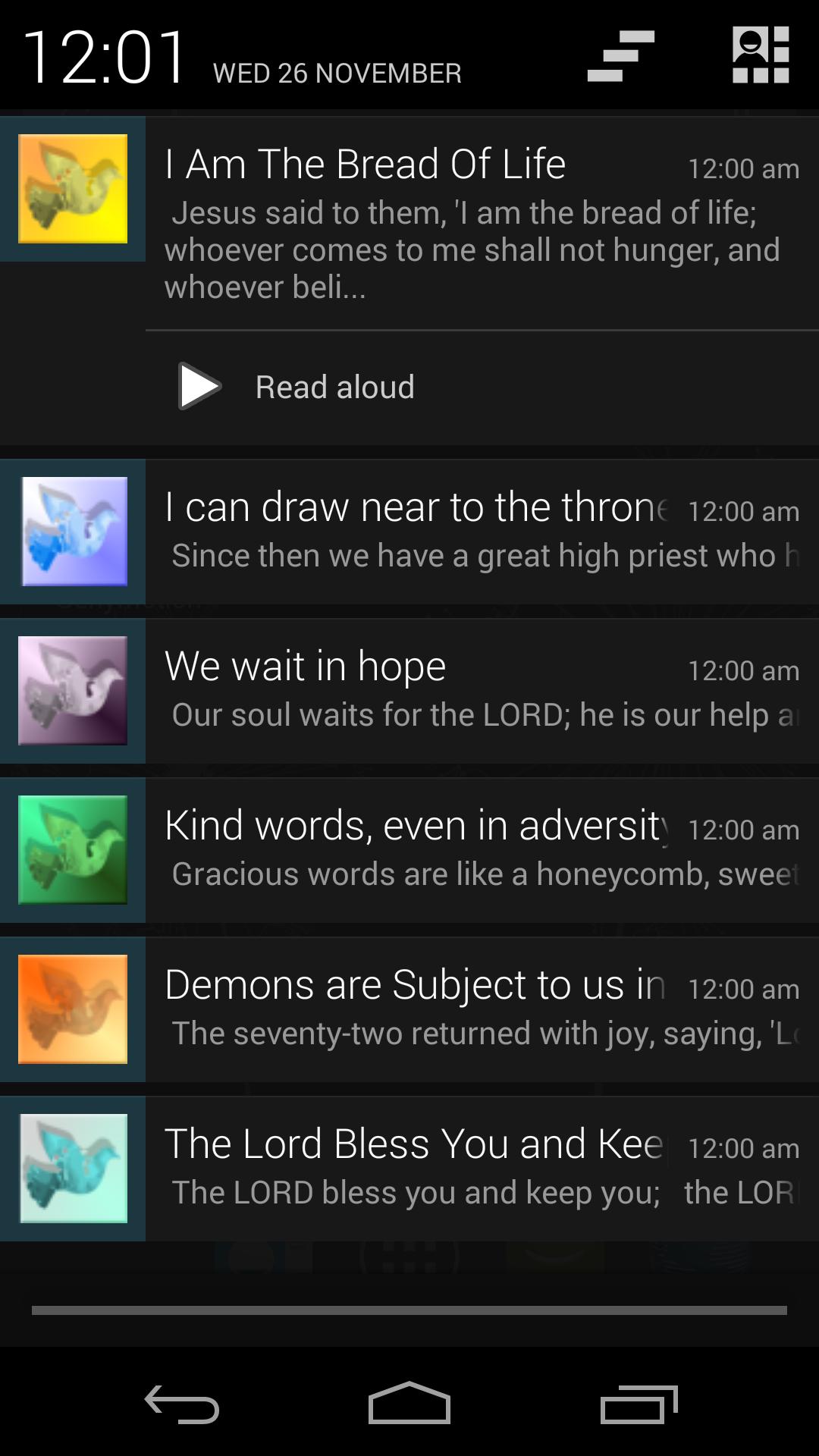 Words of the Father Daily