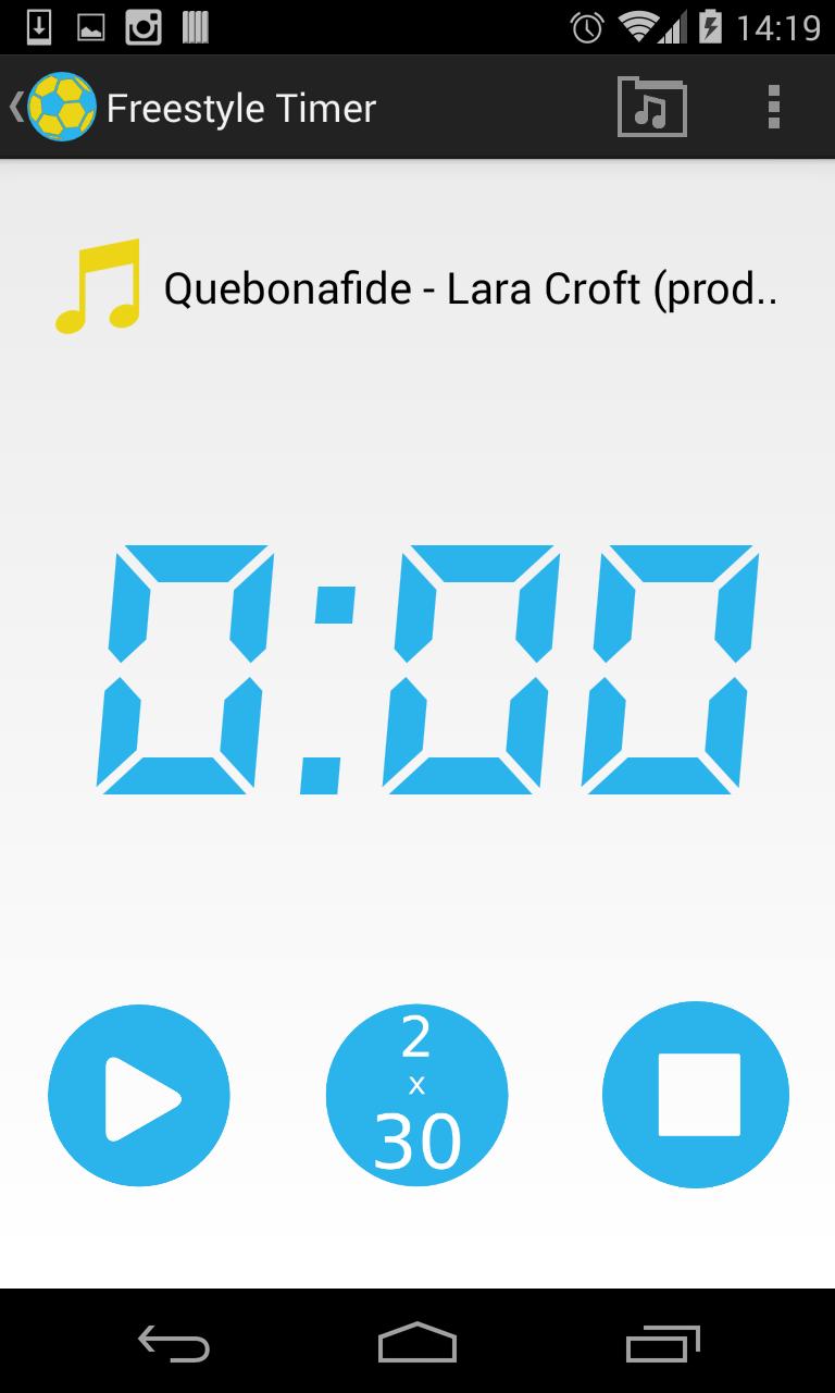 Freestyle Football Timer