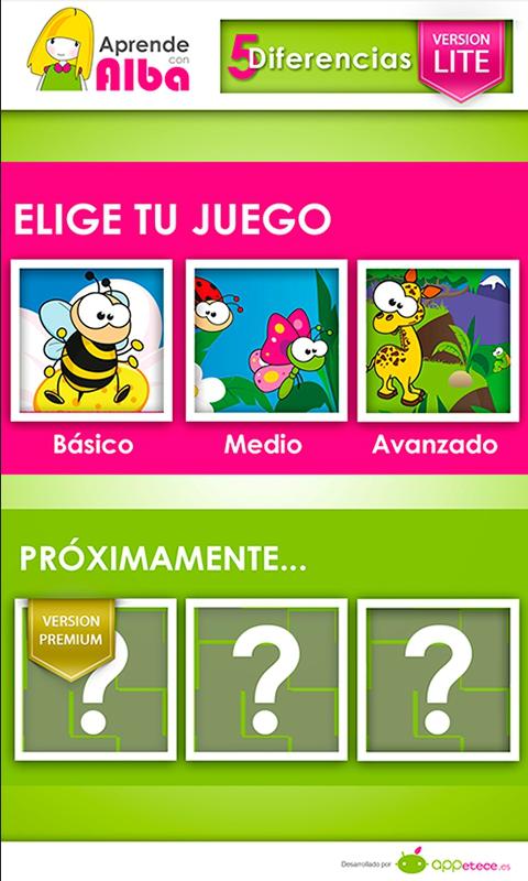 Juego Educativo: 5 Diferencias