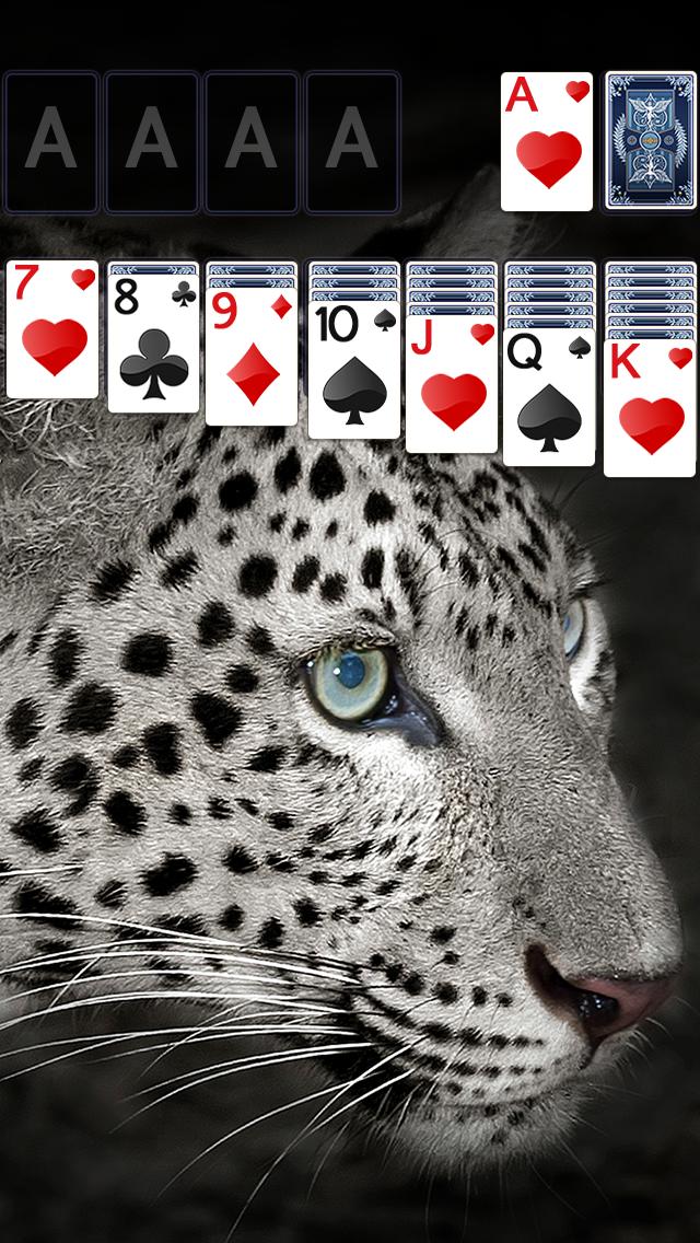 Solitaire Leopard Theme