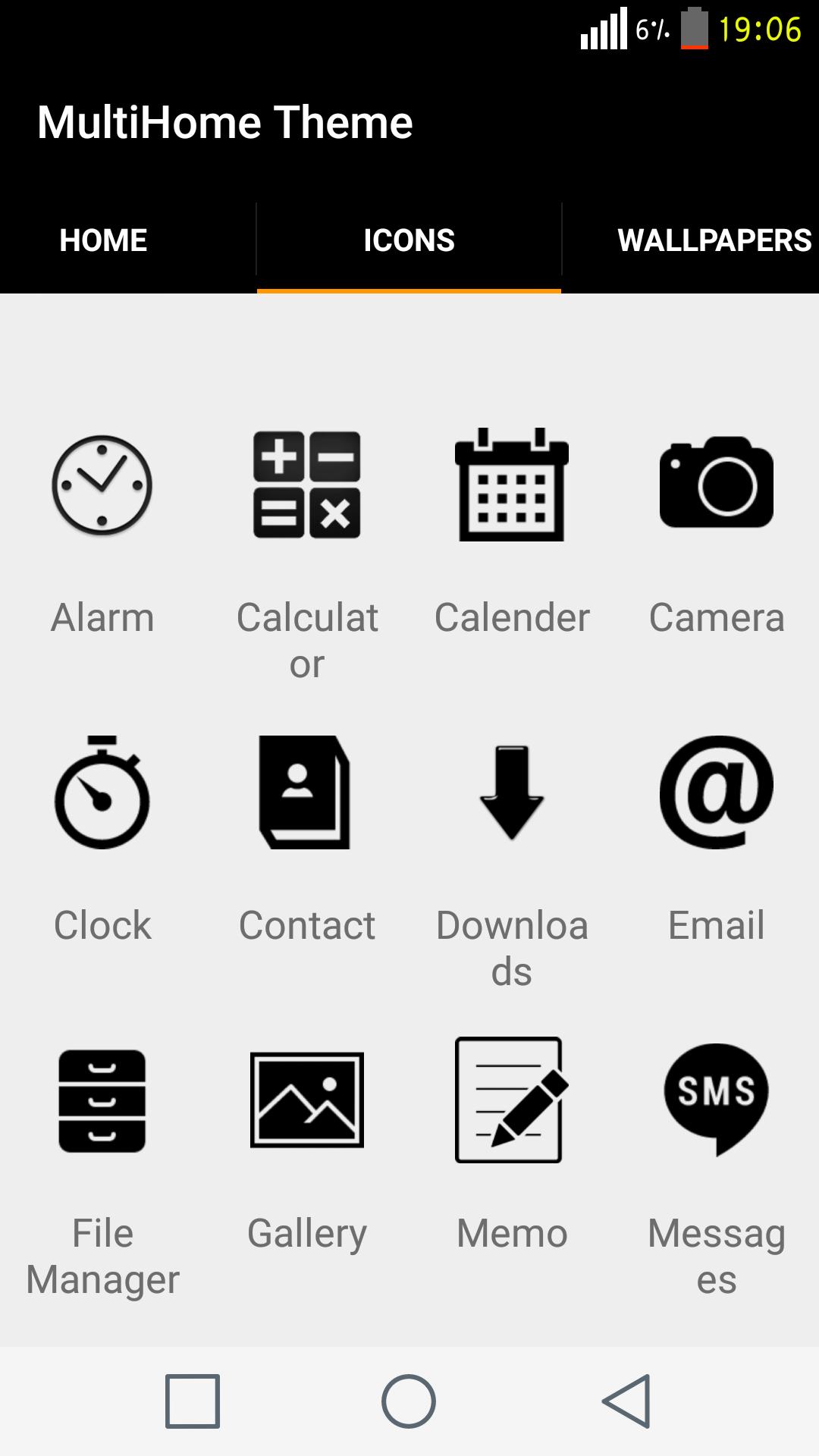 Theme for MultiHome Black