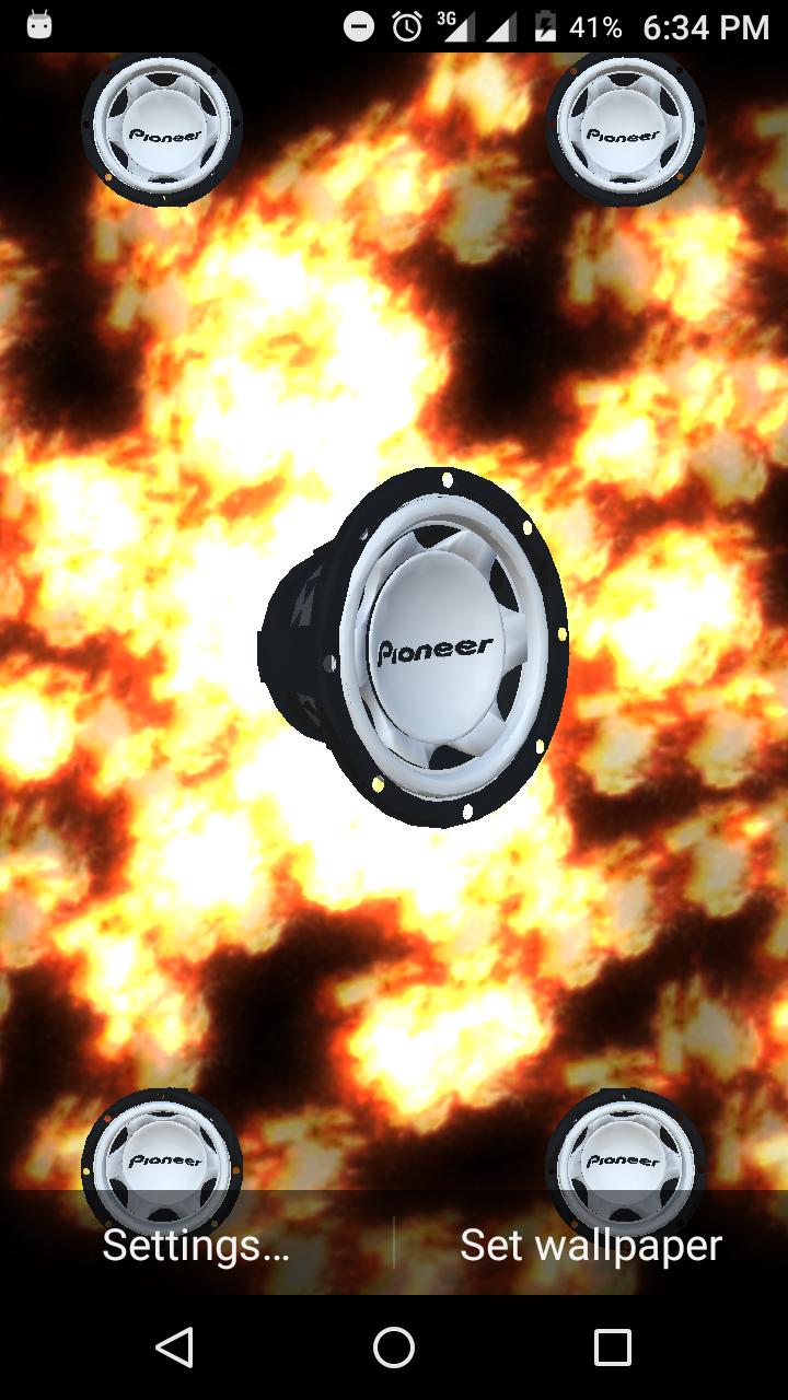 Speaker LiveWallpaper 3D Free