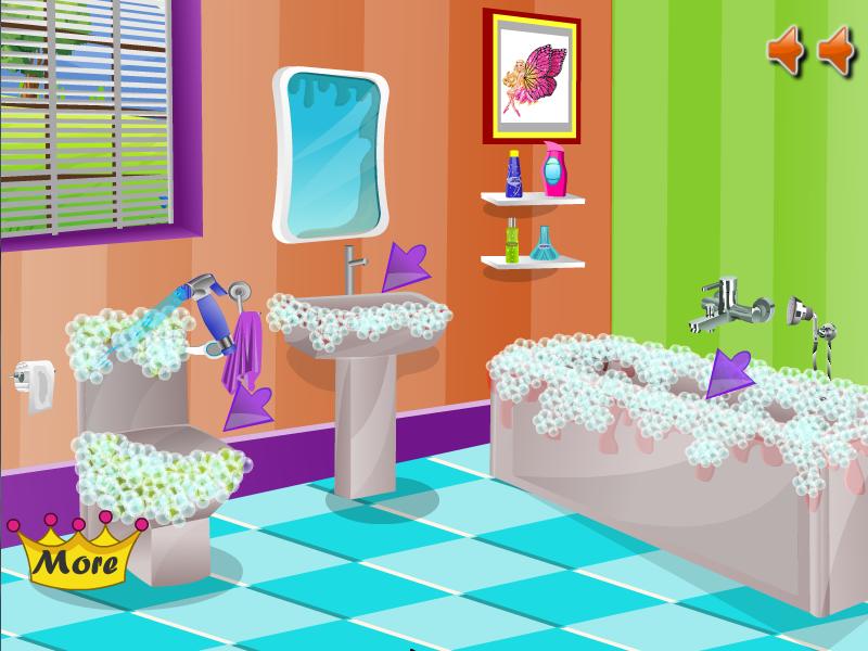 Wash Bathroom - Cleaning Games