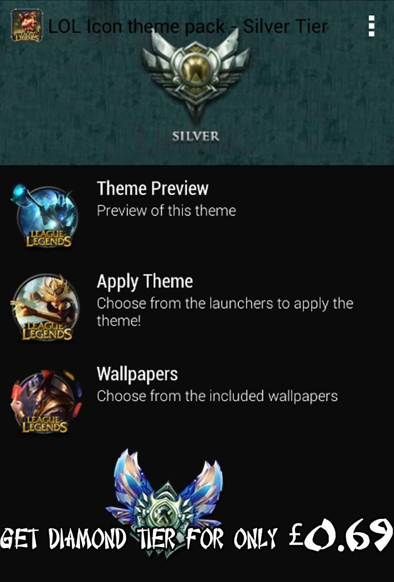 Lol Icon theme pack - Silver