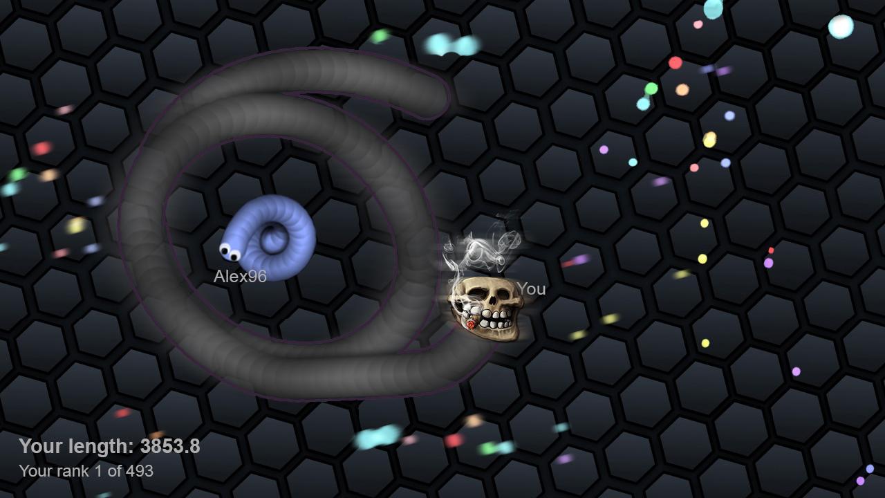 Troll Face Skin for slither.io