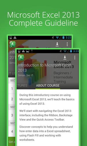 Basic Excel 2013 :Udemy Course