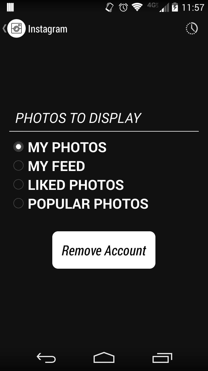 Instagram Muzei Addon