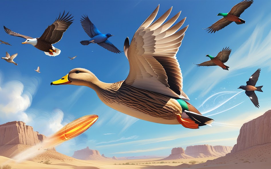 Desert Birds Sniper Shooter 3D