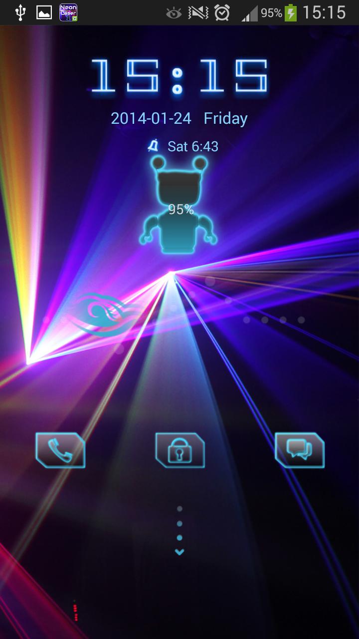 Neon Laser for GO Locker