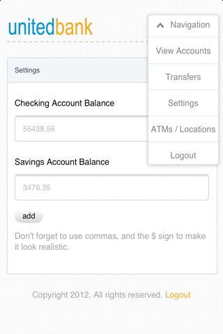 Bank Bluffer - Fake Bank