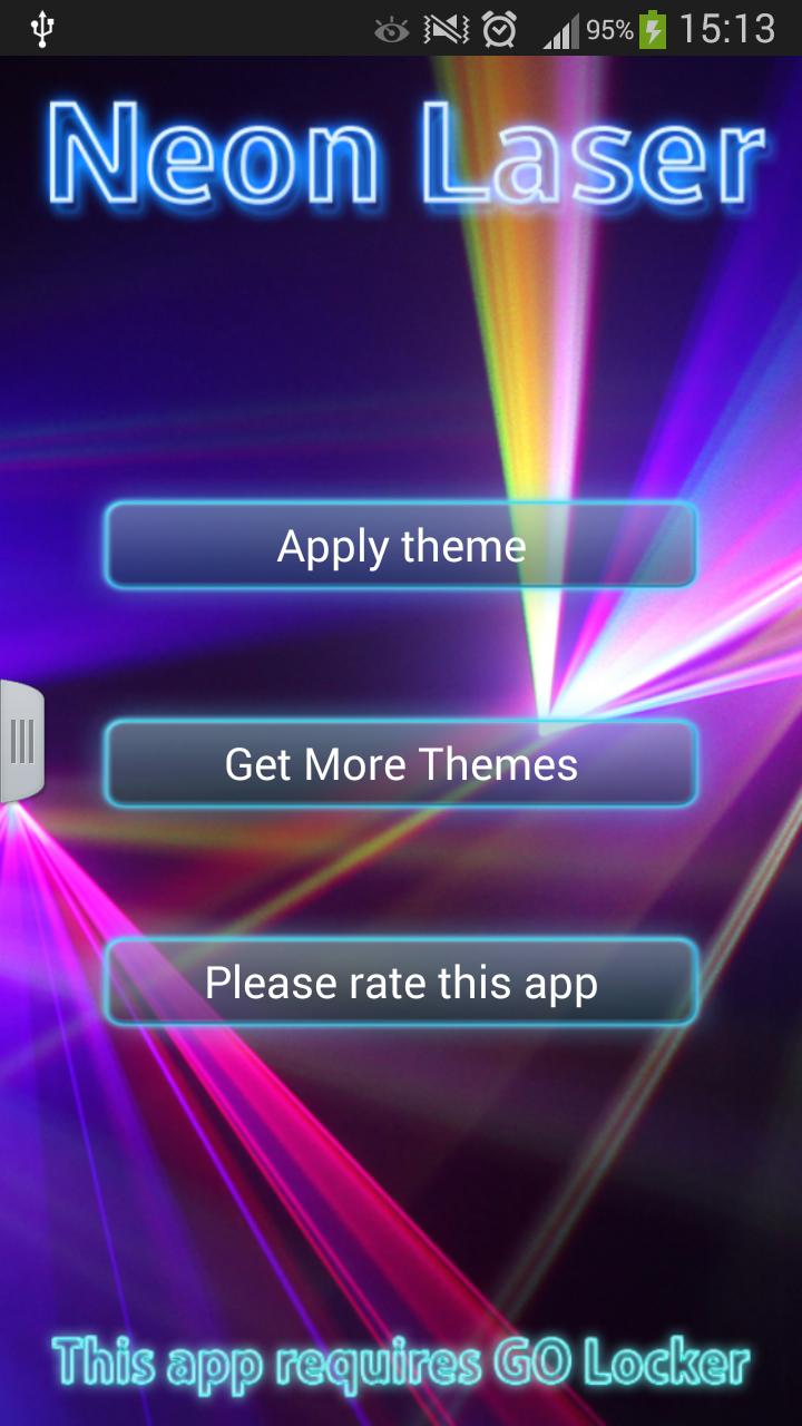 Neon Laser for GO Locker