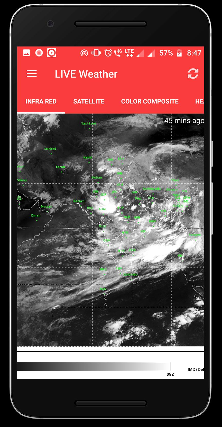 India Weather: Live Satellite