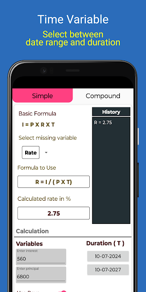 Simple Interest Calculator
