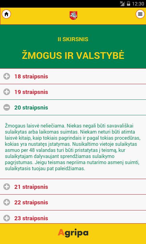 LIETUVOS KONSTITUCIJA