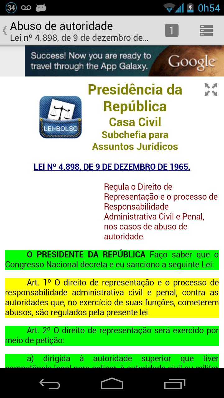 LEI DE BOLSO - Vade Mecum BR