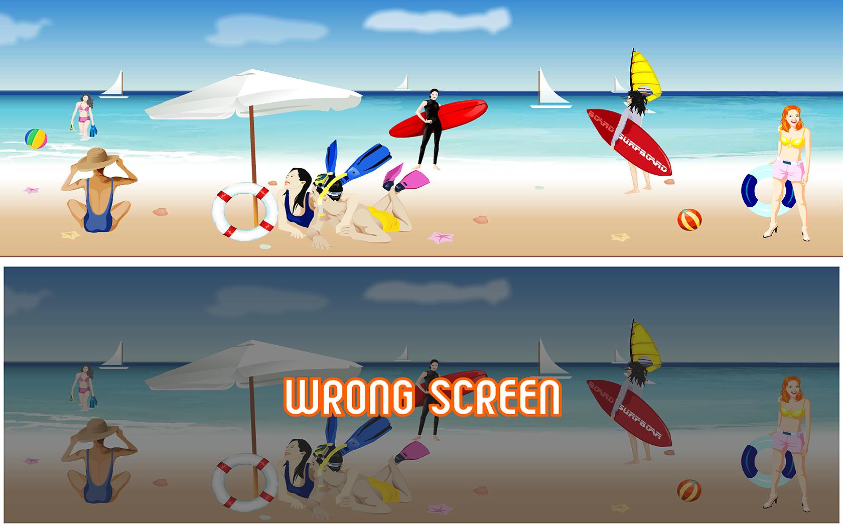 Find Differences Beach