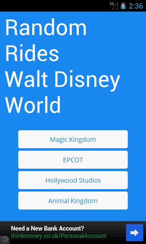 Random Rides: Disney