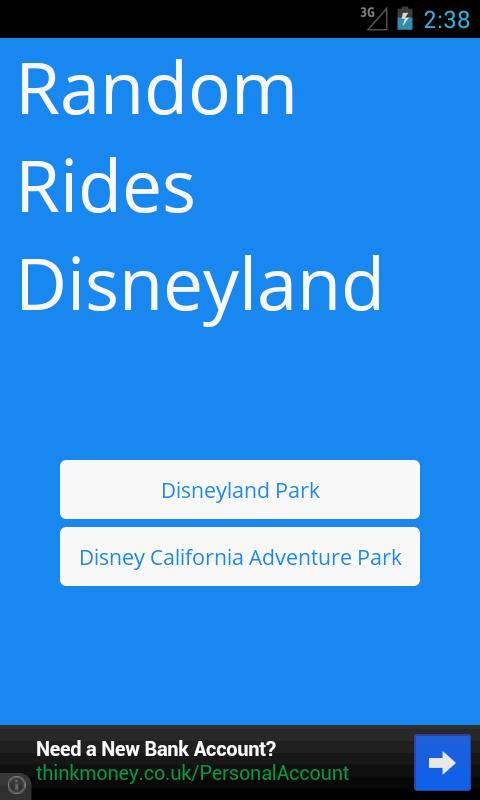 Random Rides: Disney