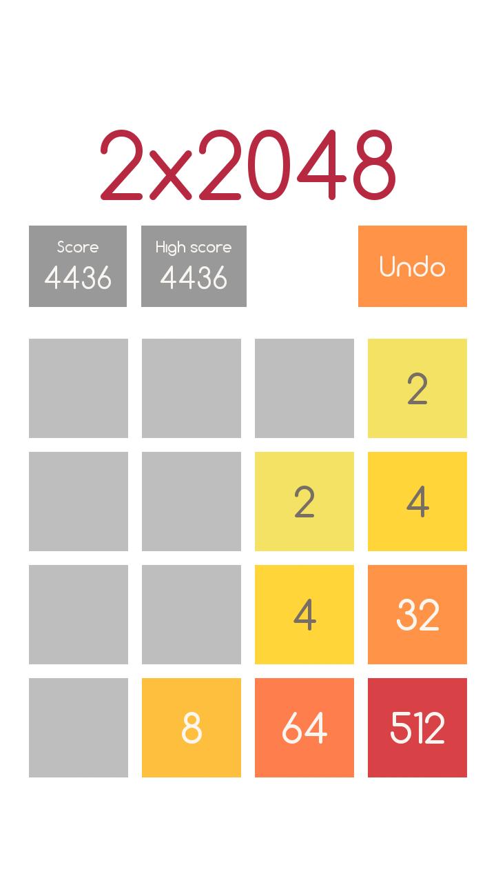 2x2048 (WiFi multiplayer)