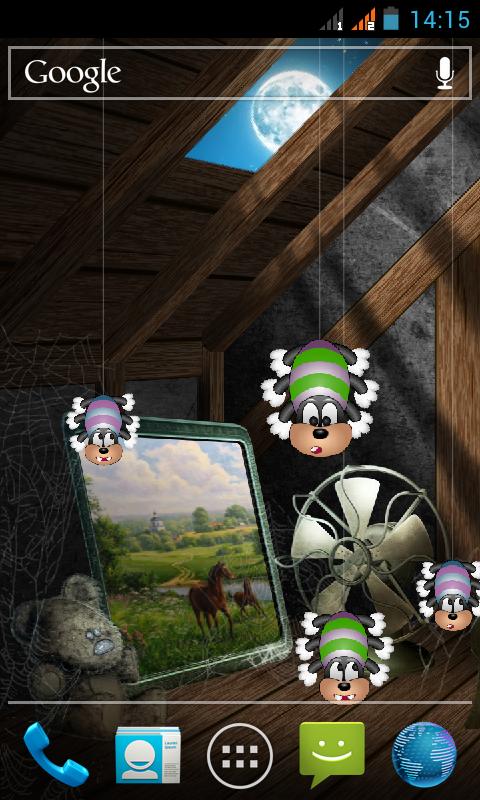 Funny spiders Live Wallpaper