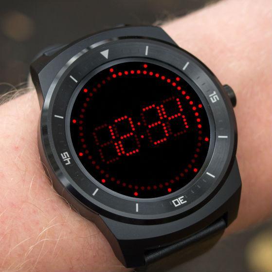 Led Clock Watch Face