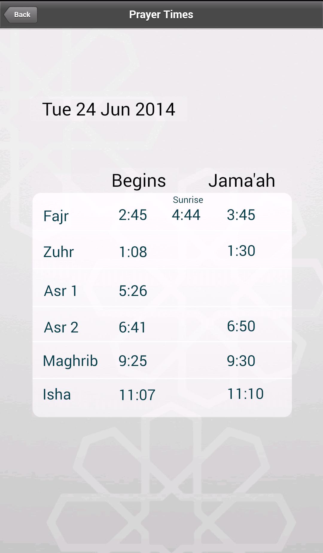 East London Mosque App