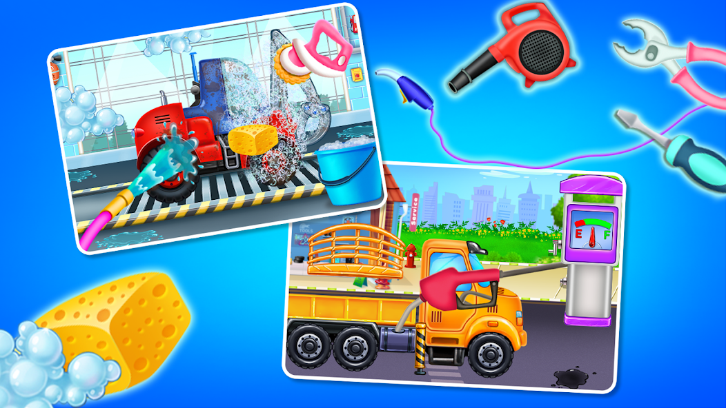 build house - Truck wash game