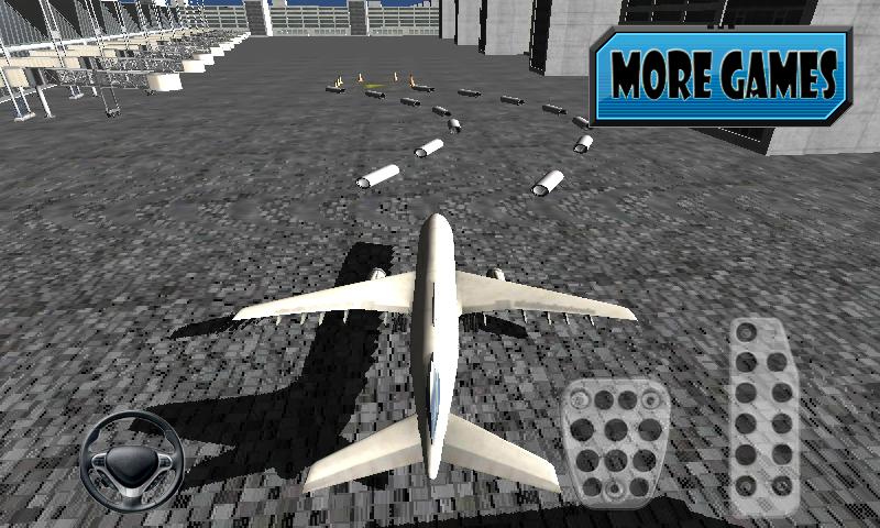 3D Airplane Parking Simulator