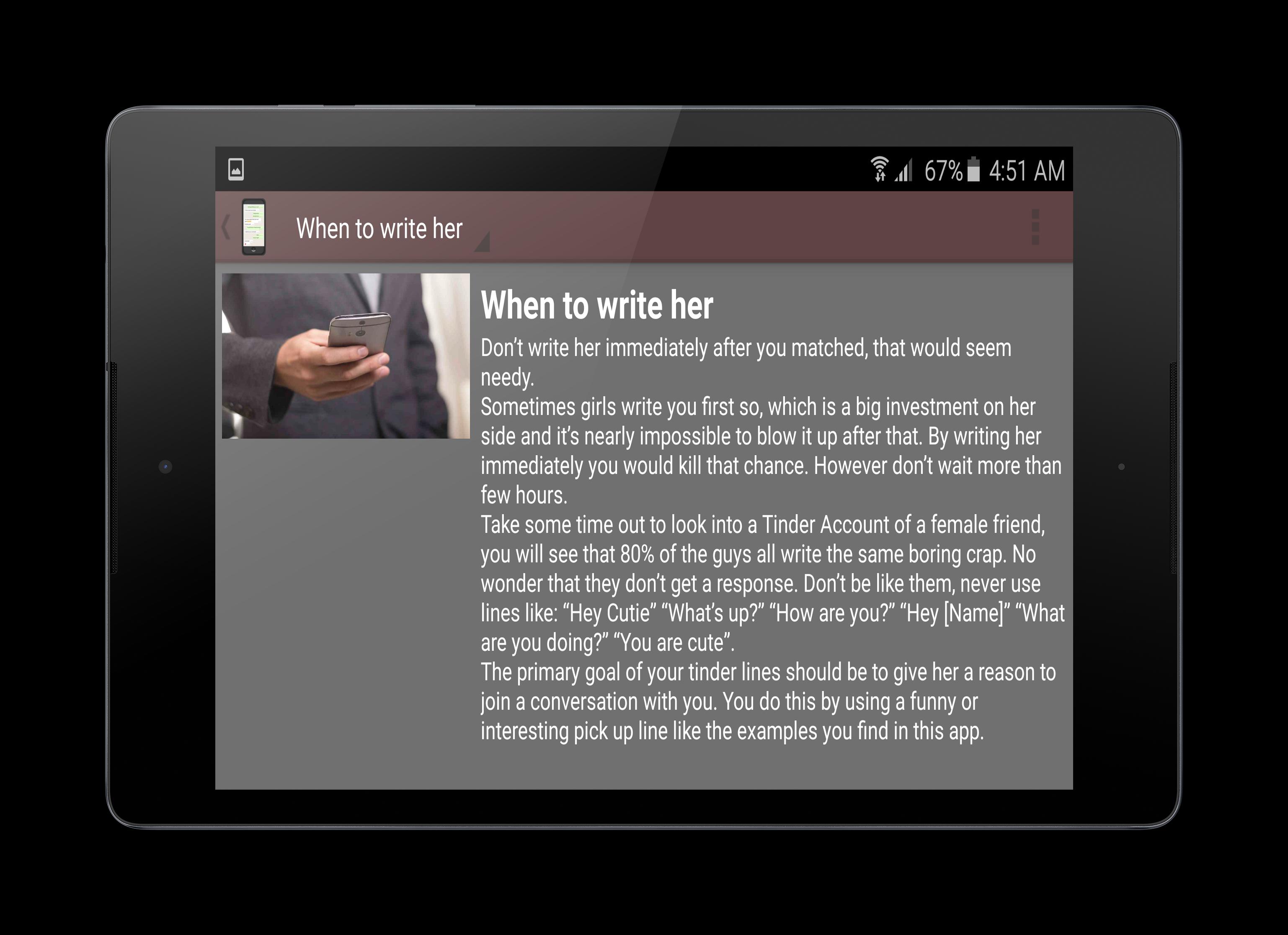 Pick up lines for tinder